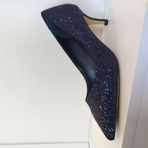 White House Black Market Size 8.5 Phoebe Officer Blue Shoes